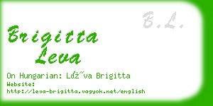 brigitta leva business card